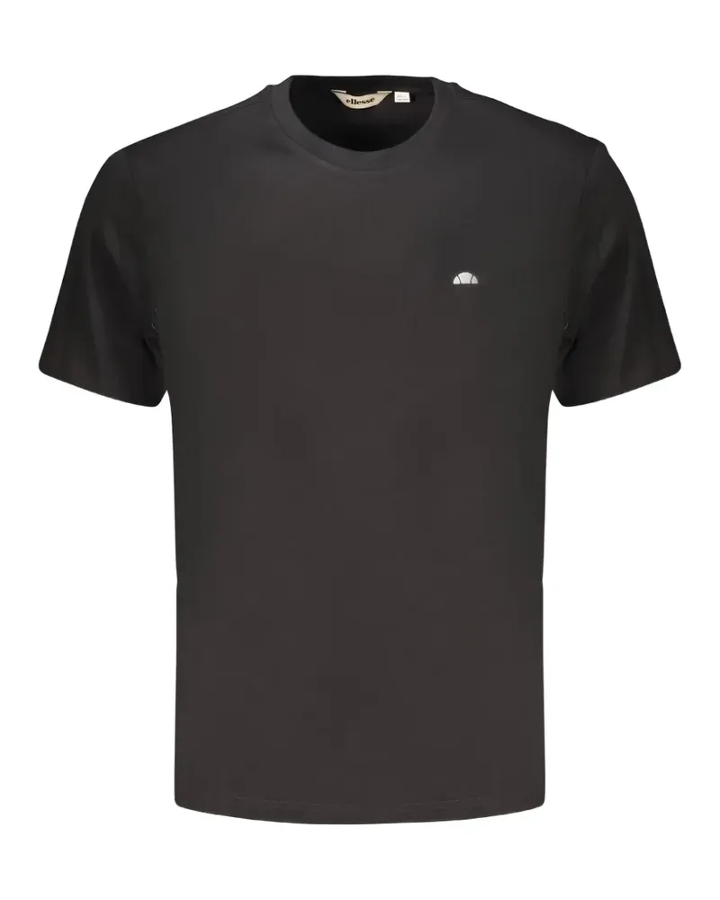 Ellesse T-Shirt mit Logo-Patch - Schwarz Schwarz