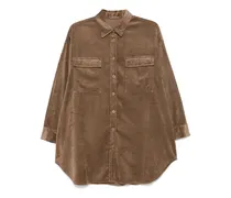 Hemd aus Cord - Braun