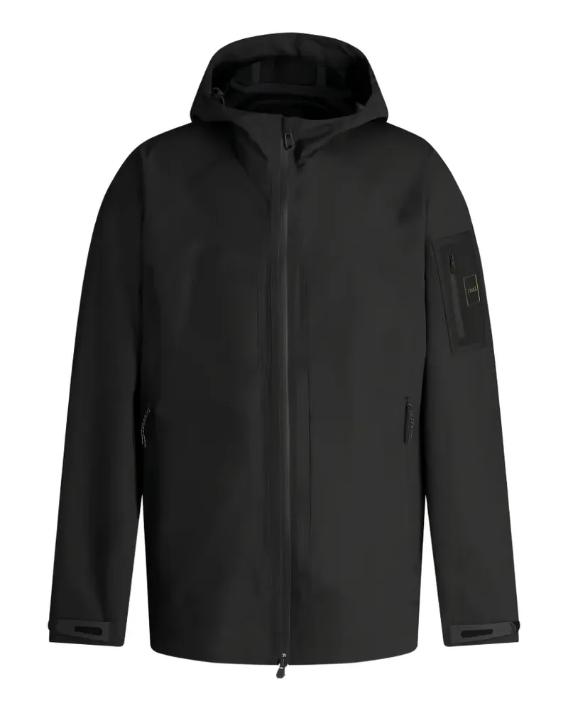 HUGO BOSS hooded zip-up jacket - Schwarz Schwarz