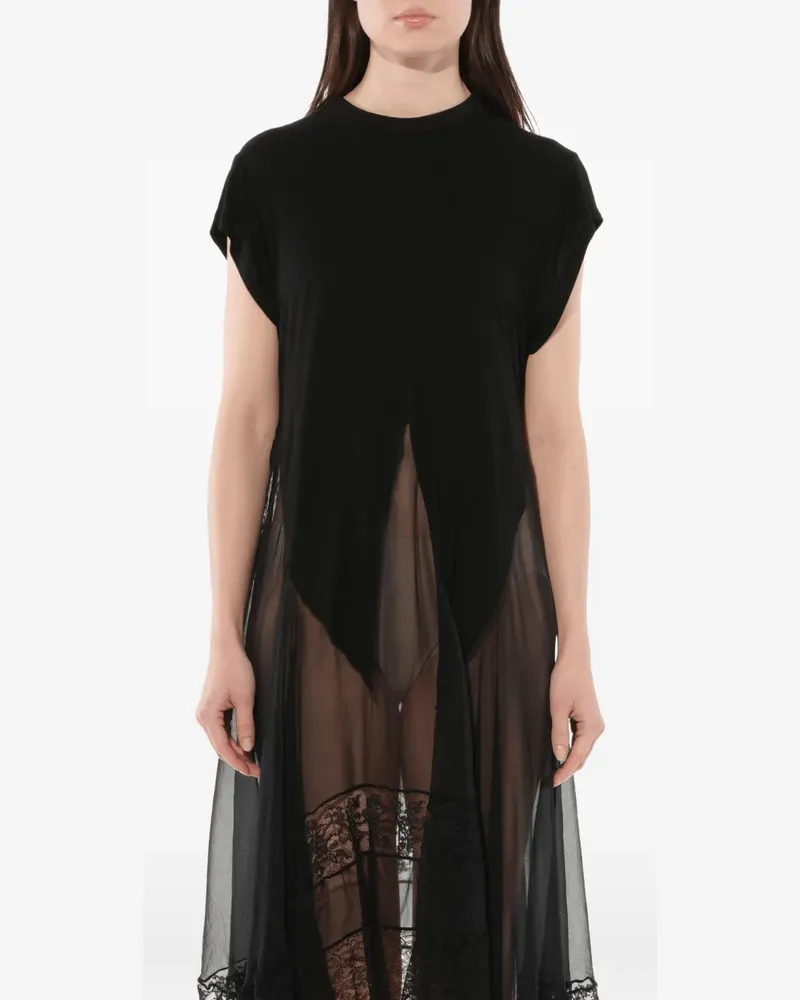 Givenchy Oberteil in Oversized-Passform - Schwarz Schwarz