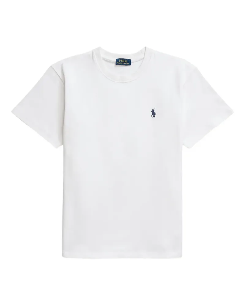 Ralph Lauren T-Shirt mit Logo-Stickerei - Weiß Weiß