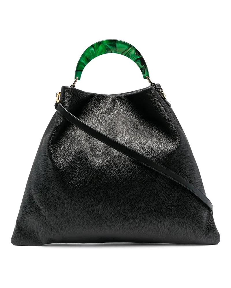 Marni Mittelgroße Venice Handtasche - Schwarz Schwarz