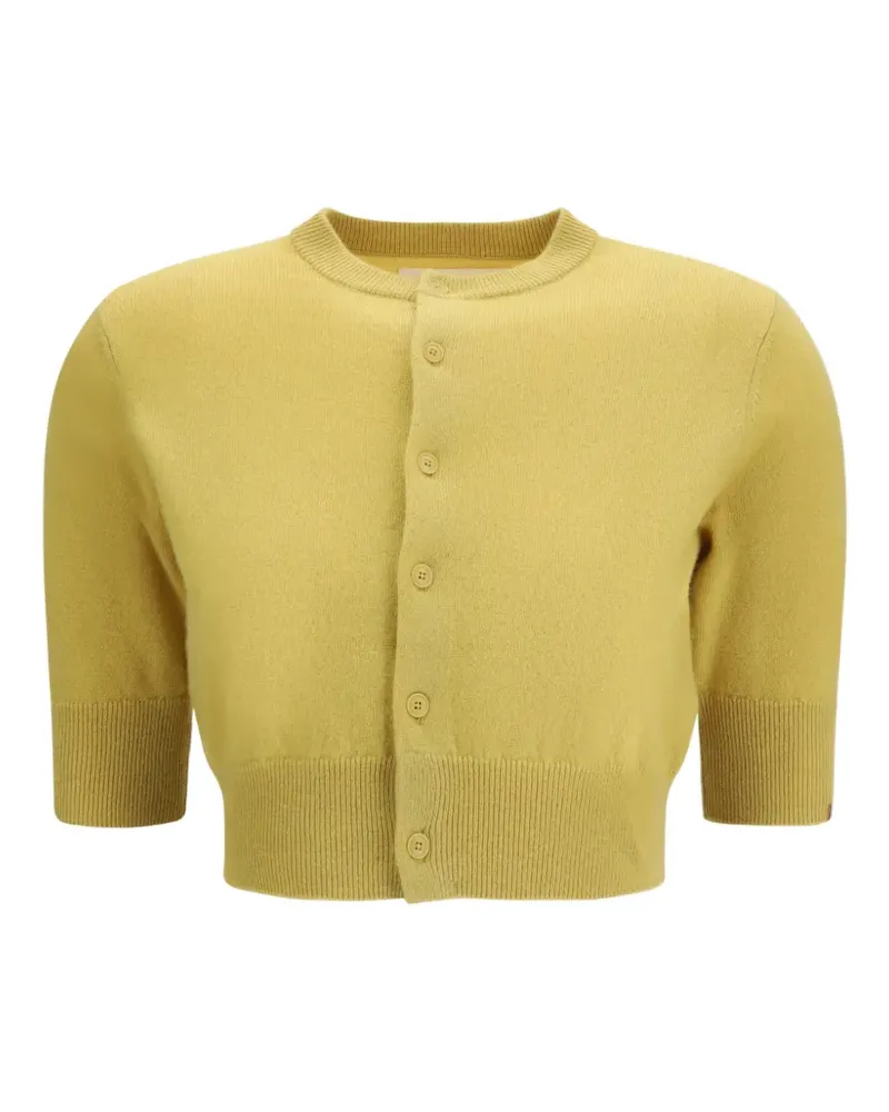 extreme cashmere n°474 Super Little cardigan - Gelb Gelb