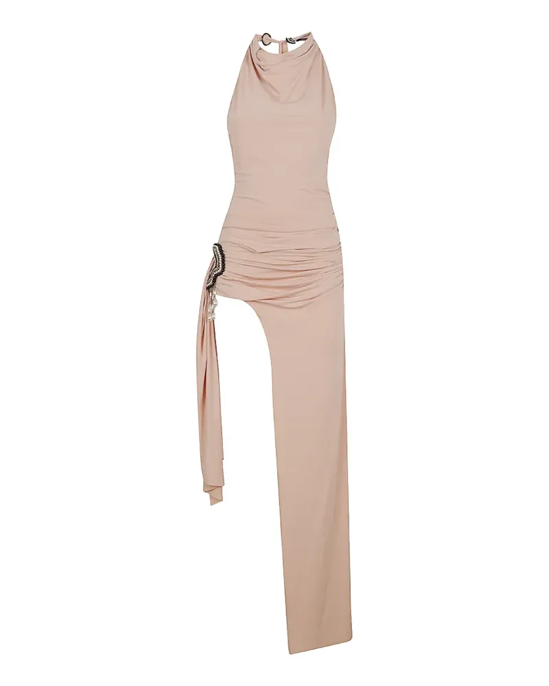 Amen Kleid mit Perlenverzierung - Nude Nude