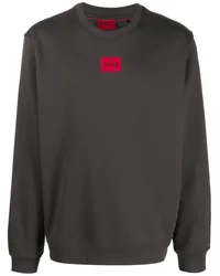 HUGO BOSS Sweatshirt mit Logo-Patch Braun