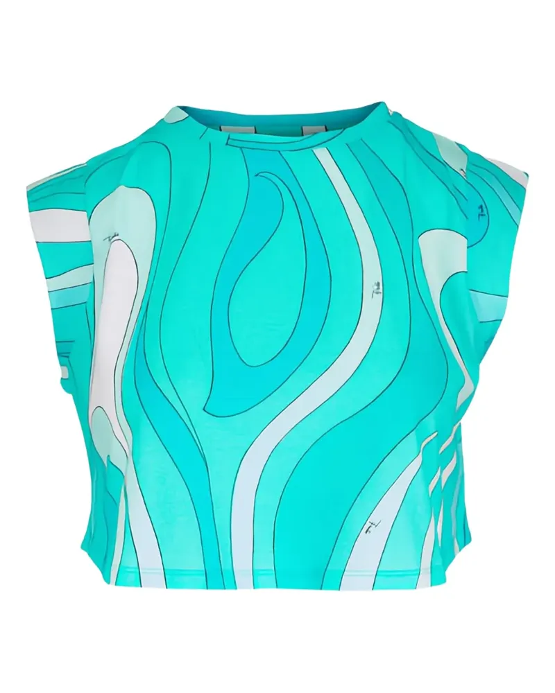 Emilio Pucci Rückenfreies Top - Blau Blau