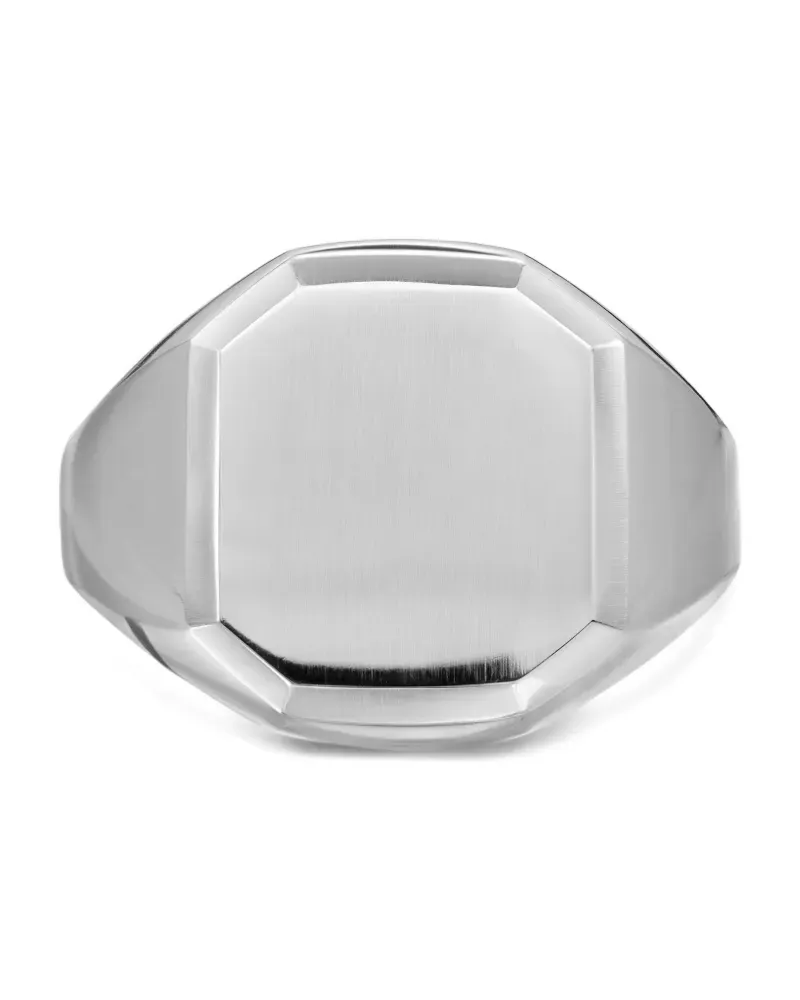 David Yurman Streamline® Siegelring aus Sterlingsilber Silber