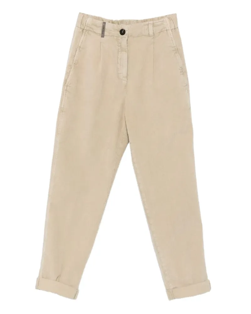 Peserico Hose mit Bundfalten - Nude Nude
