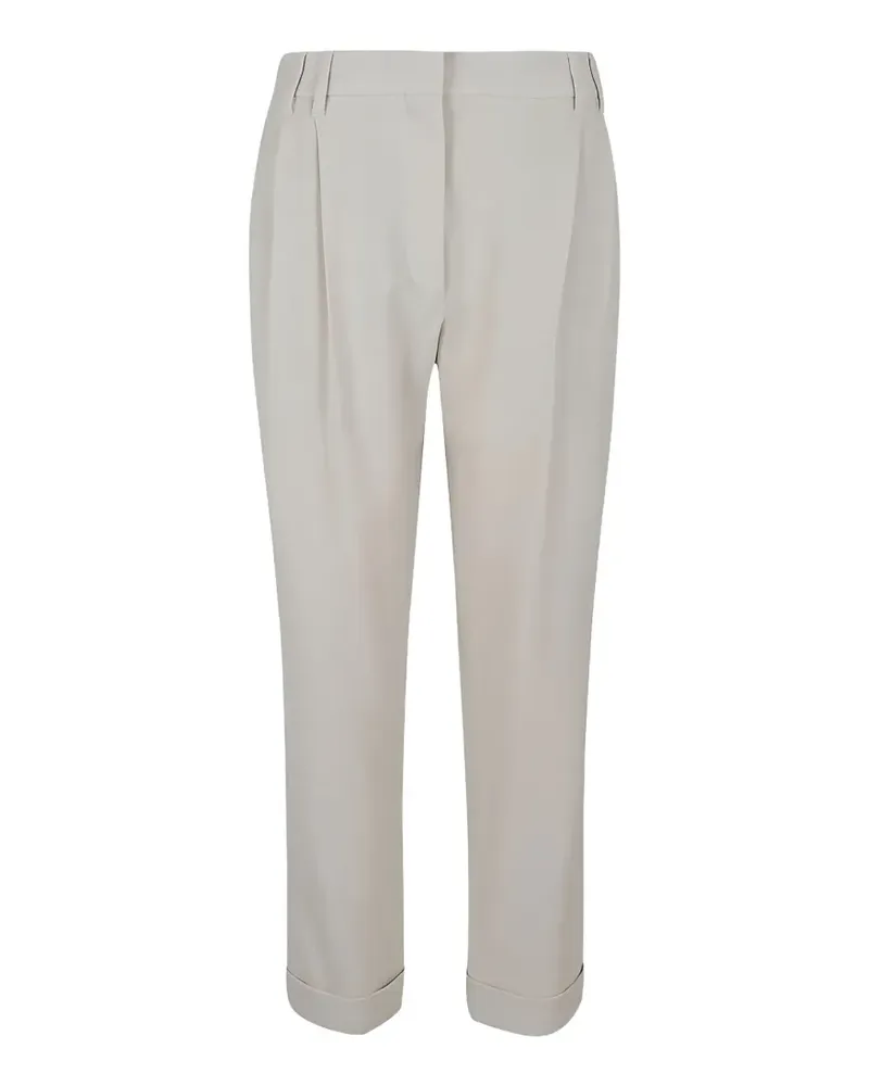 Brunello Cucinelli Klassische Bundfaltenhose - Nude Nude