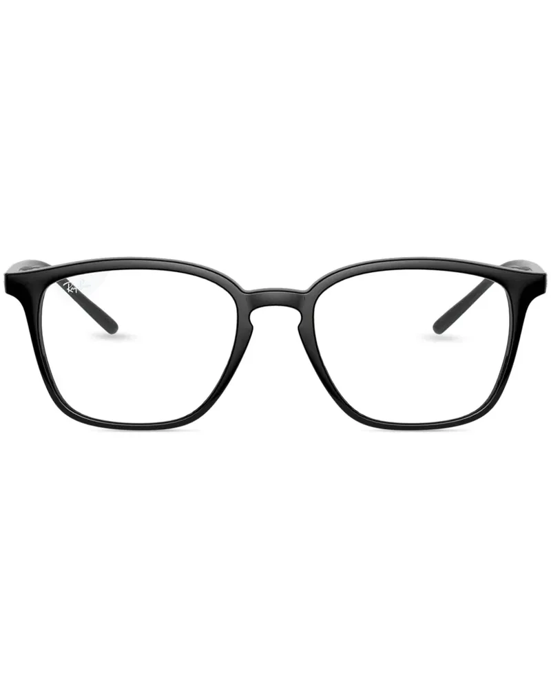 Ray Ban Brille mit eckigem Gestell - Schwarz Schwarz