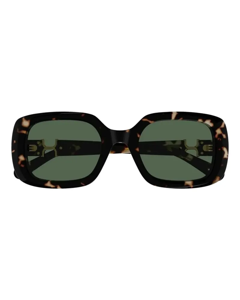 Chloé Brille mit geometrischem Gestell - Braun Braun