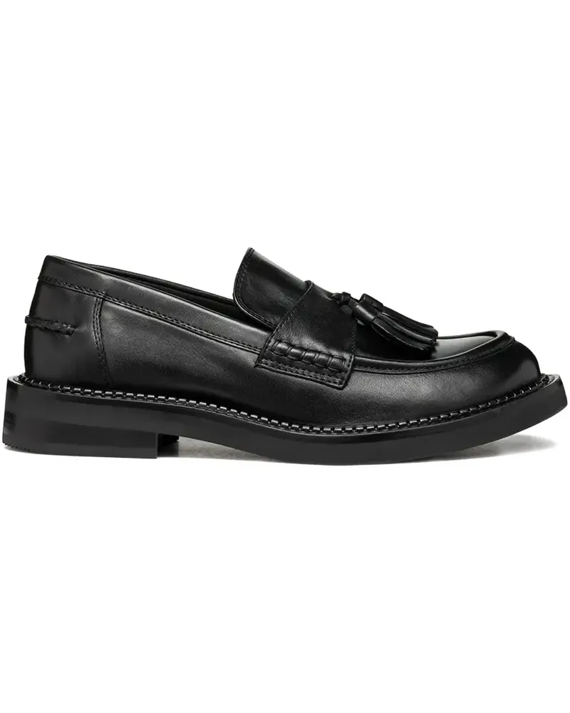 Geox tassel-embellishment loafers - Schwarz Schwarz