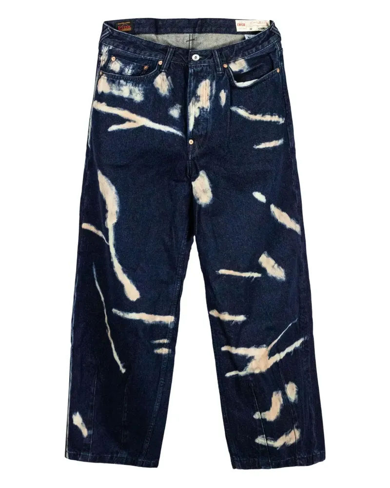 Evisu Jeans im Five-Pocket-Design - Blau Blau