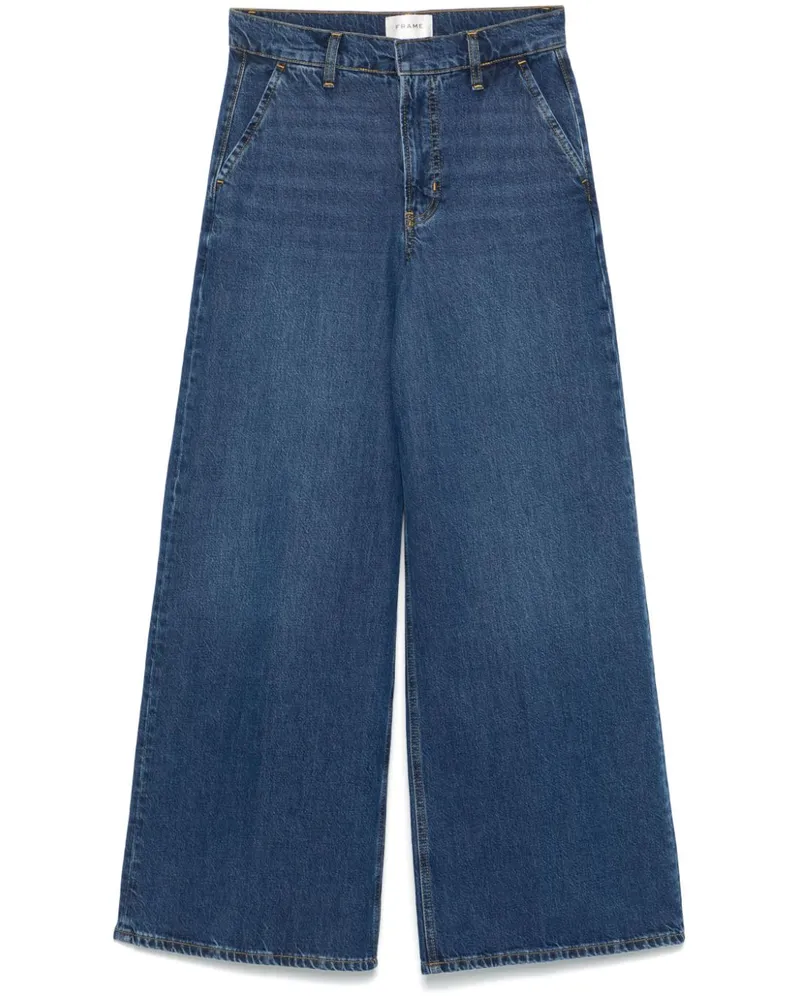 Frame Denim Jeans mit weitem Bein - Blau Blau