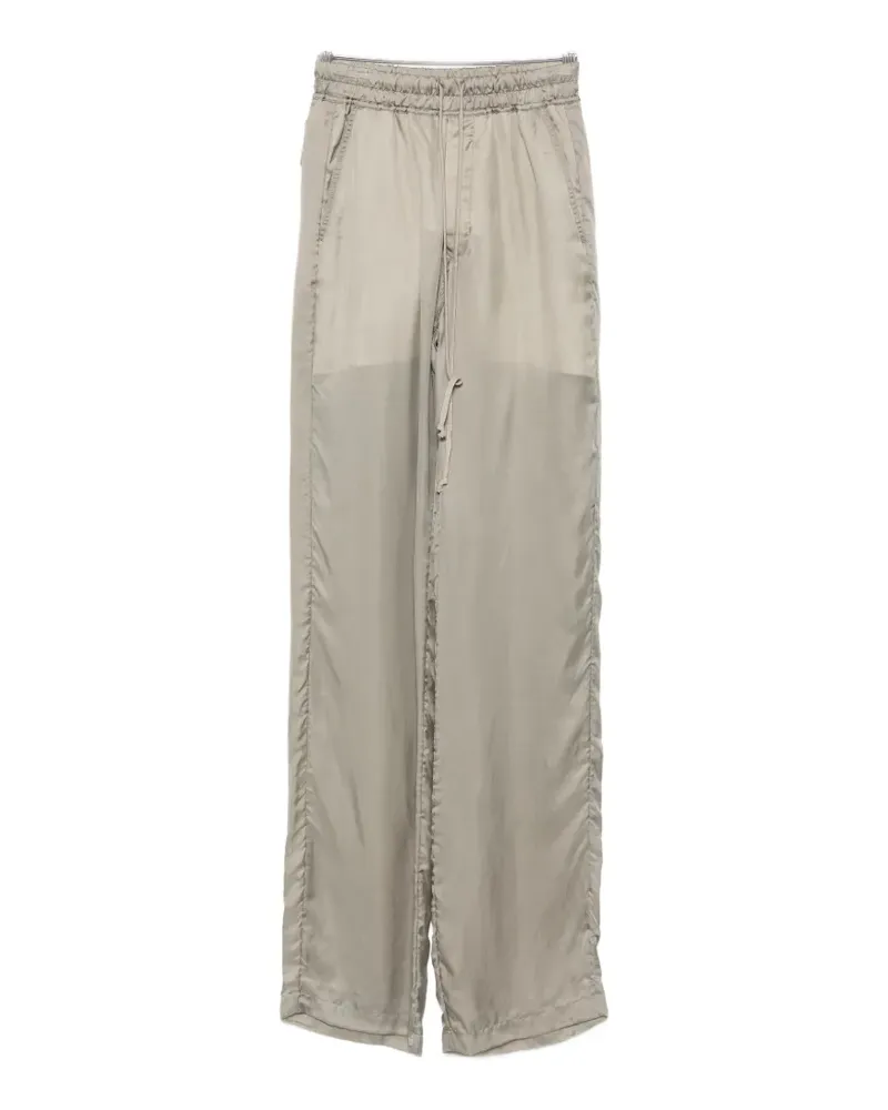 Rick Owens drawstring wide-leg trousers - Grau Grau