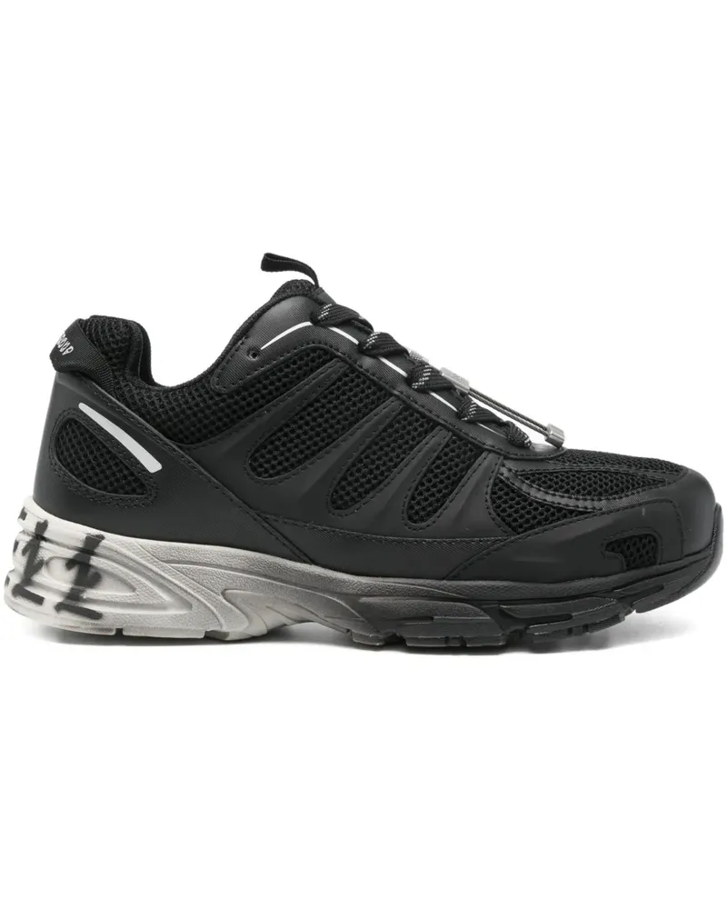 44 LABEL GROUP panelled sneakers - Schwarz Schwarz