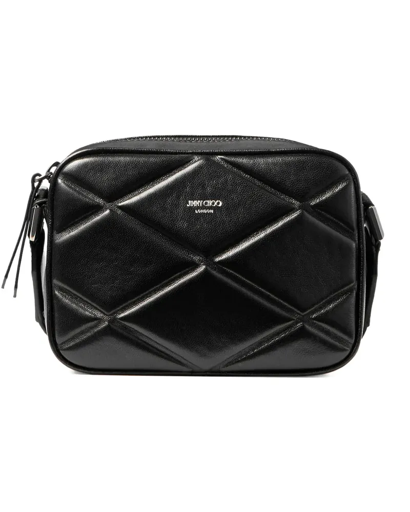 Jimmy Choo Gesteppte Schultertasche - Schwarz Schwarz