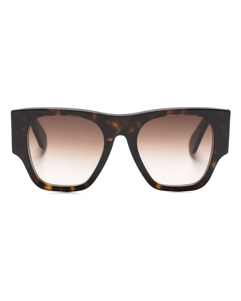 Chloé Oversized-Sonnenbrille mit Logo - Braun Braun