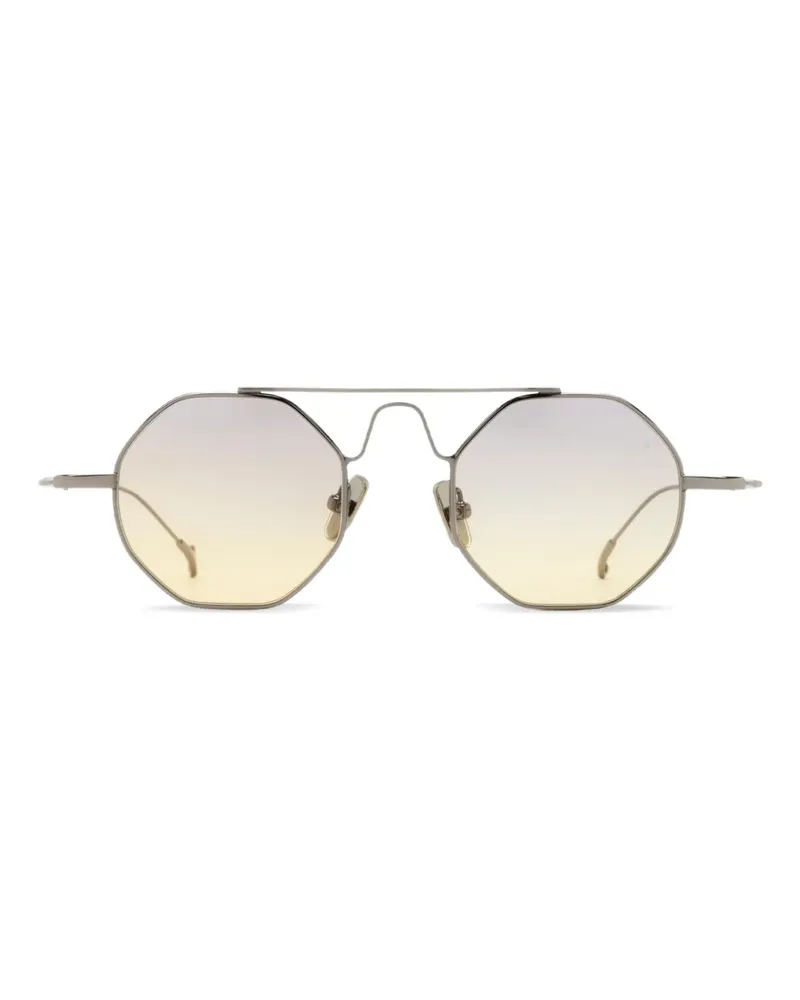 Eyepetizer Soho Sonnenbrille mit geometrischem Gestell - Grau Grau