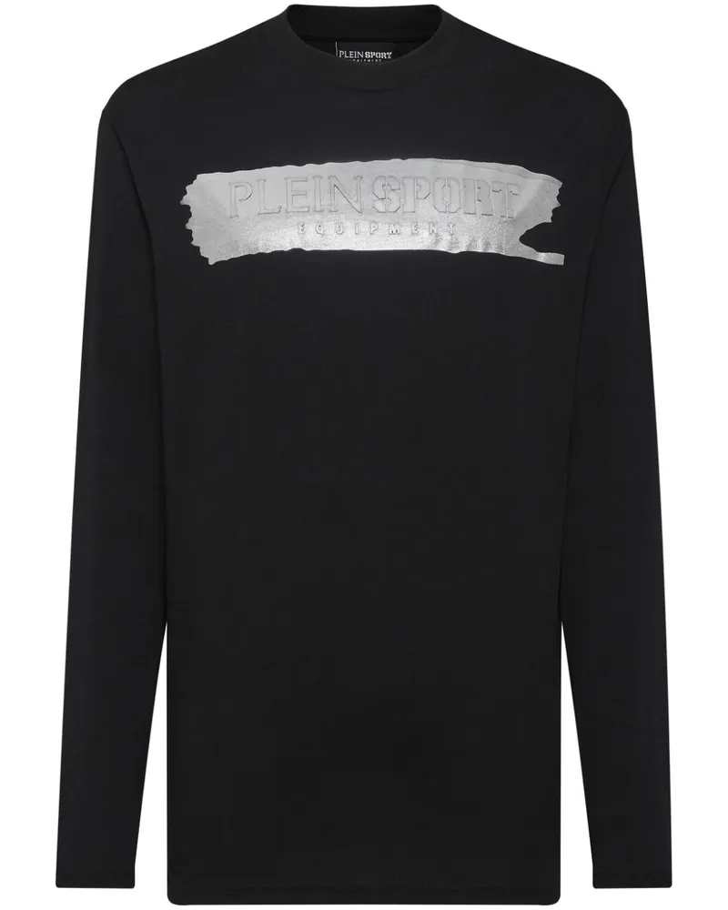 Philipp Plein Klassisches Langarmshirt - Schwarz Schwarz