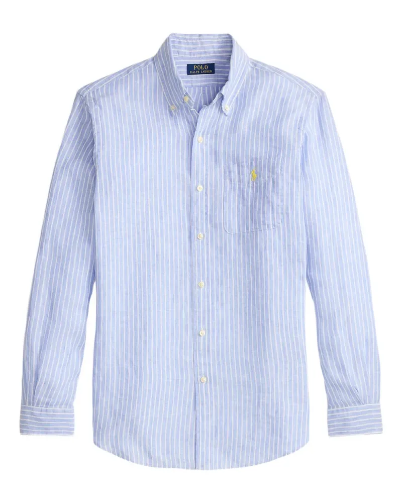 Ralph Lauren Gestreiftes Hemd - Blau Blau