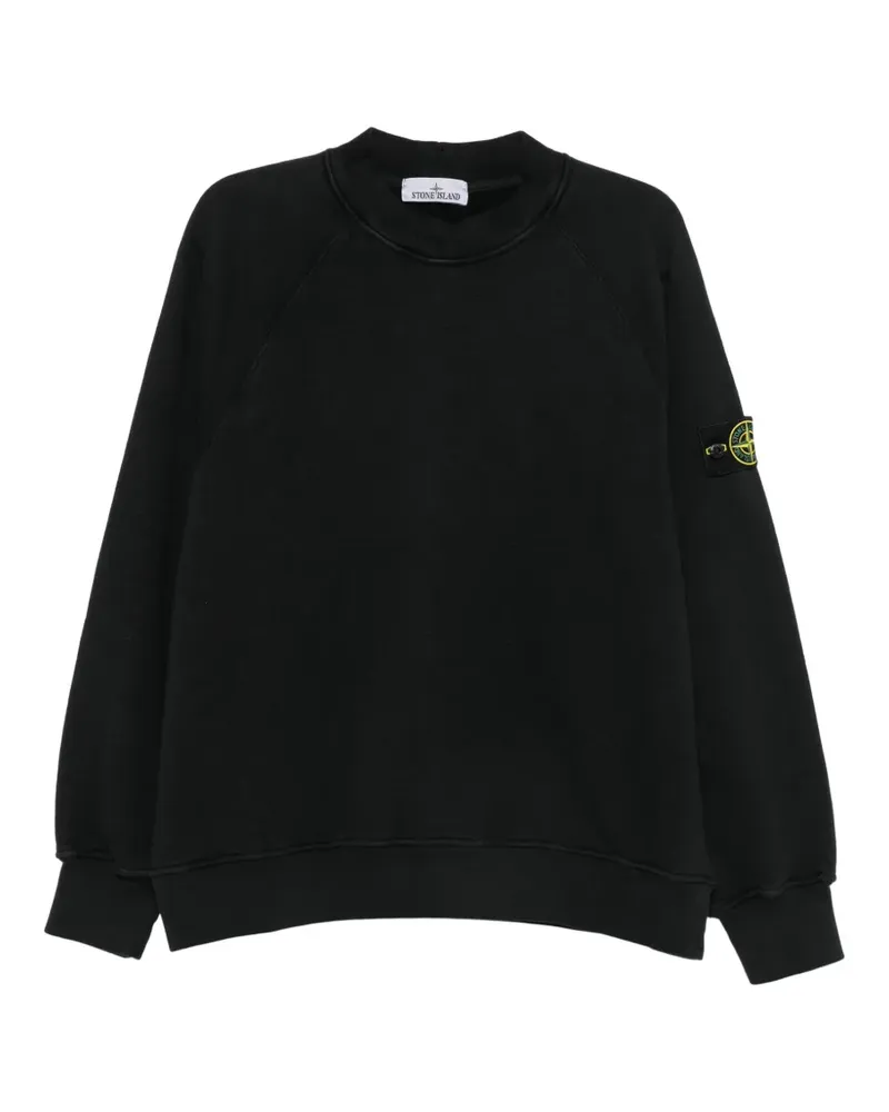 Stone Island Sweatshirt mit Raglanärmeln - Schwarz Schwarz