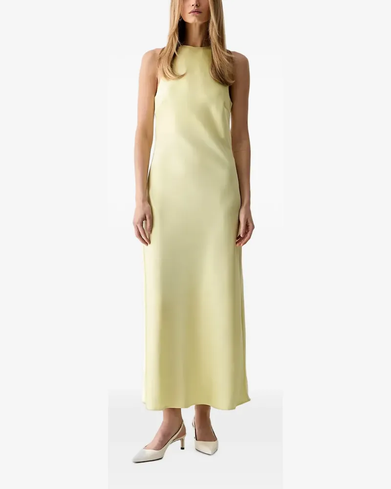 Gestuz GZcerina Maxikleid aus Satin - Gelb Gelb
