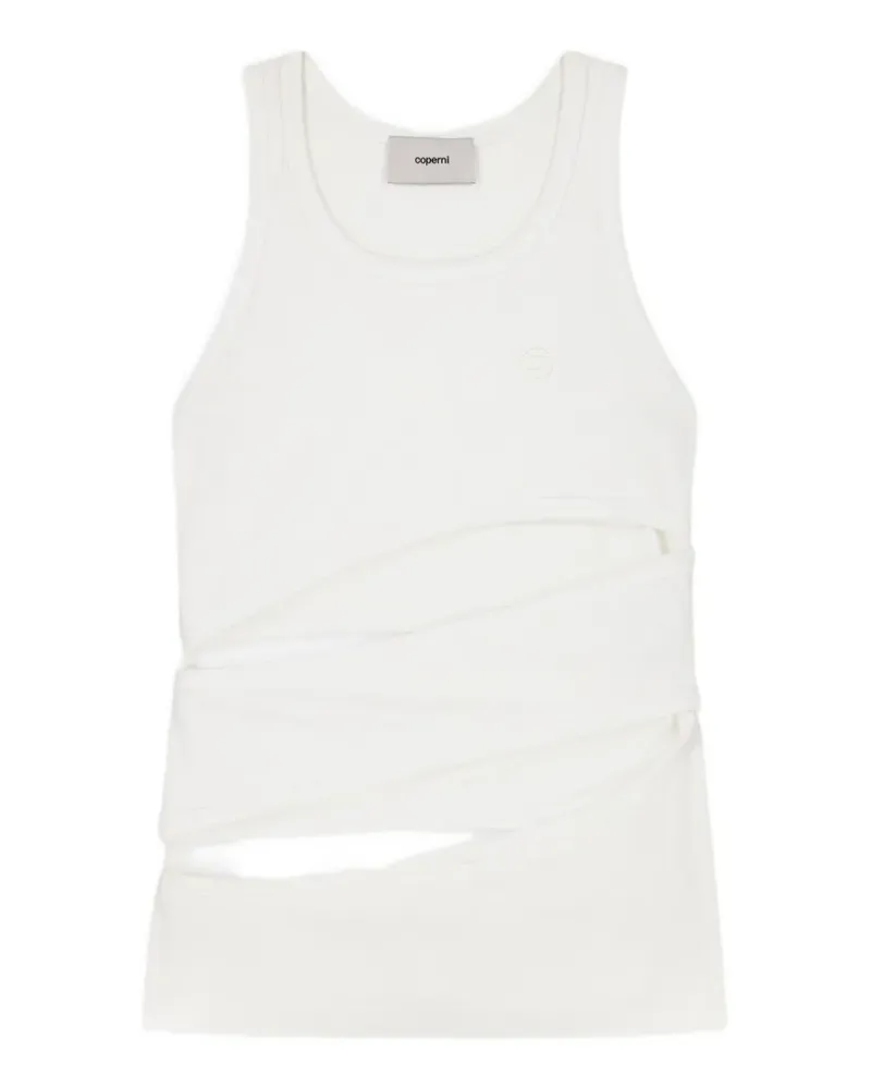 COPERNI Oberteil mit Cut-Out - Weiß Weiß
