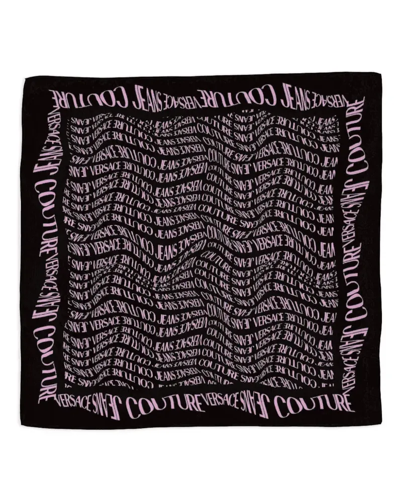 Versace Jeans Schal mit Logo-Print - Rosa Rosa