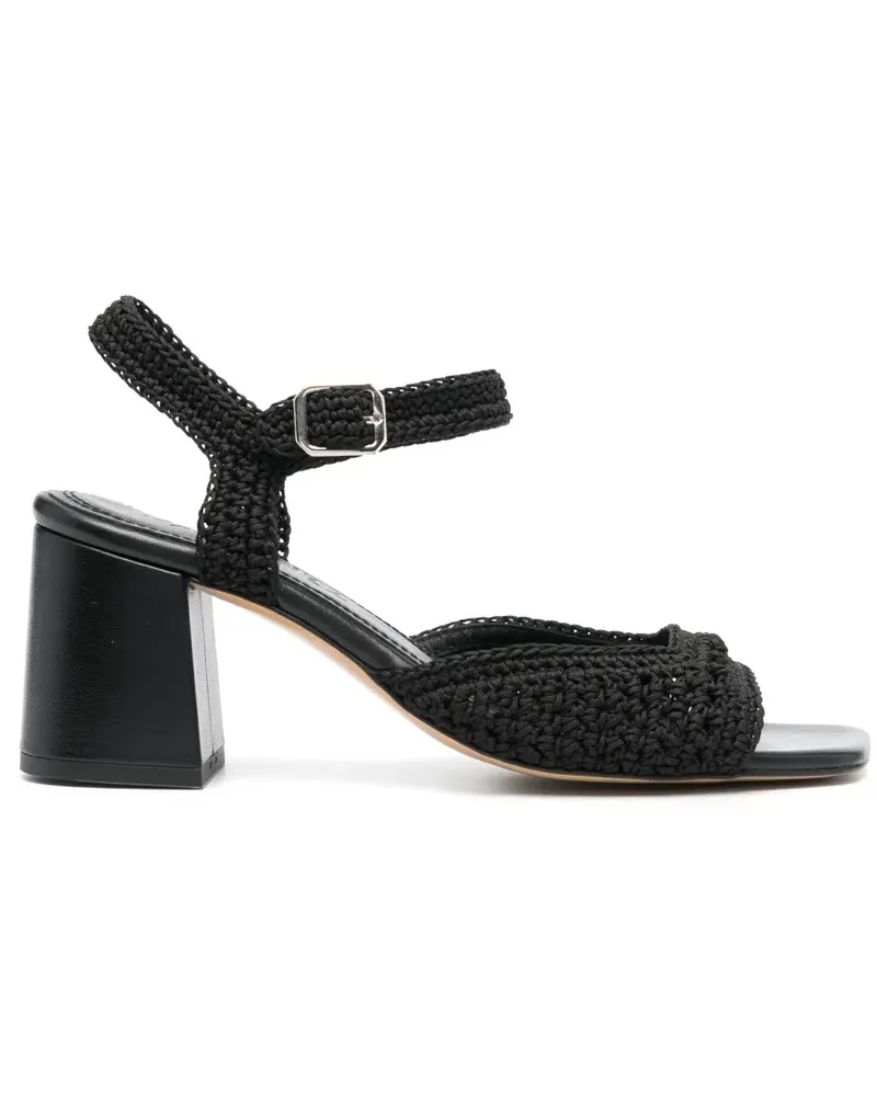 SOULIERS MARTINEZ Kim Sandalen 75mm - Schwarz Schwarz