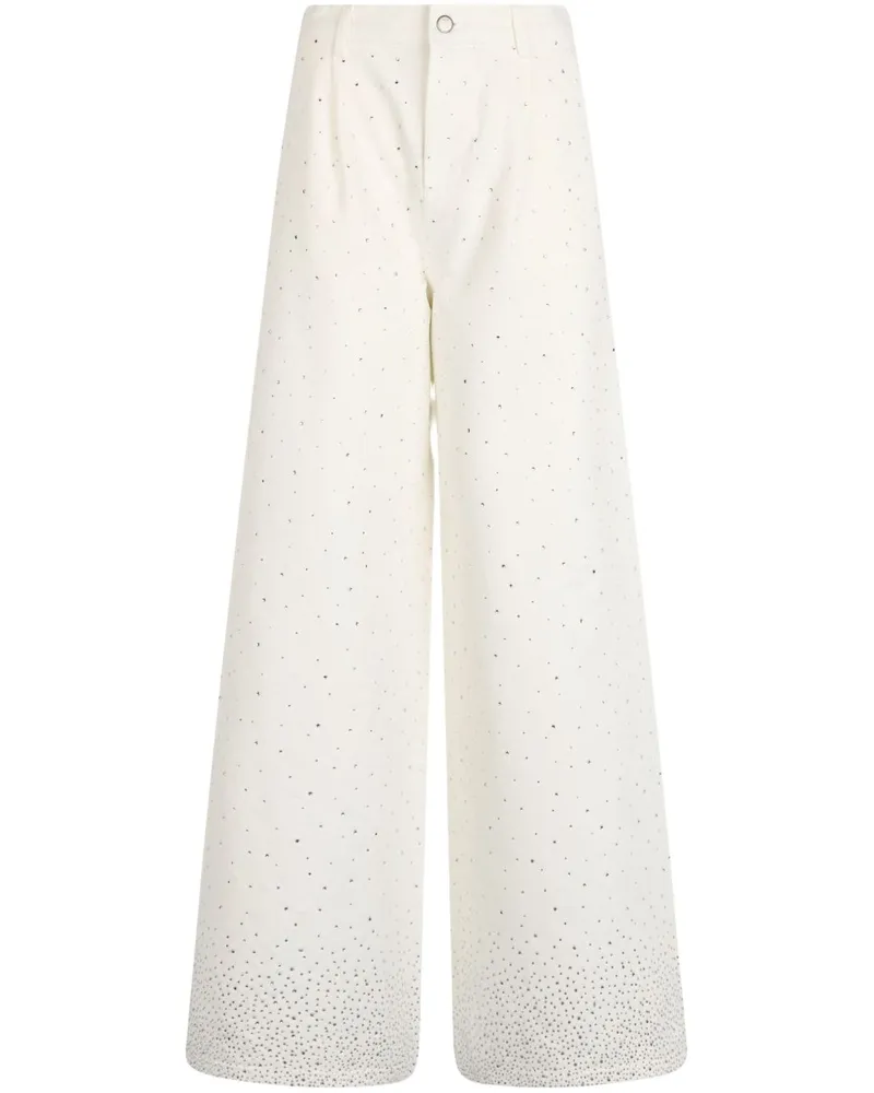 Liu Jo Verzierte Jeans - Weiß Weiß