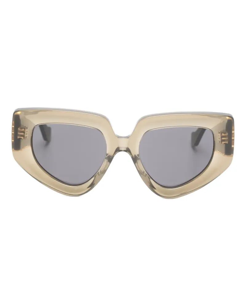 Loewe Sonnenbrille mit Anagramm - Schwarz Schwarz