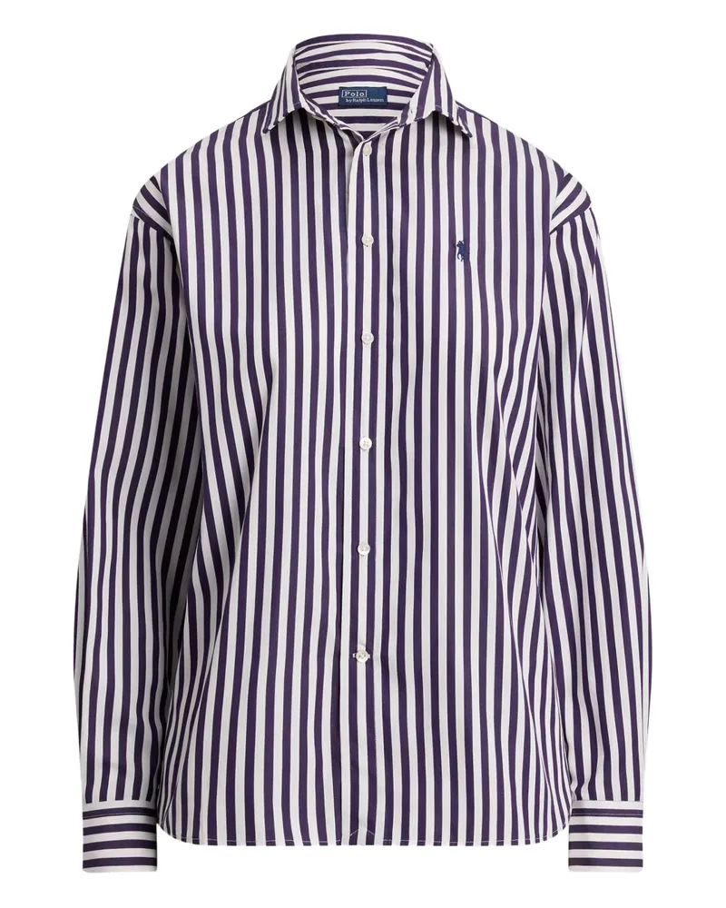 Ralph Lauren Gestreiftes Hemd - Violett Violett