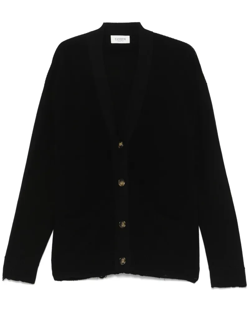 Laneus Cardigan aus Baumwolle - Schwarz Schwarz
