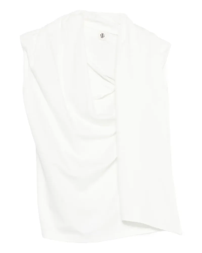 The Garment Oberteil mit drapiertem Ausschnitt - Weiß Weiß