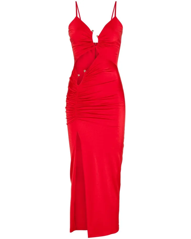 NISSA Midikleid mit Cut-Outs - Rot Rot