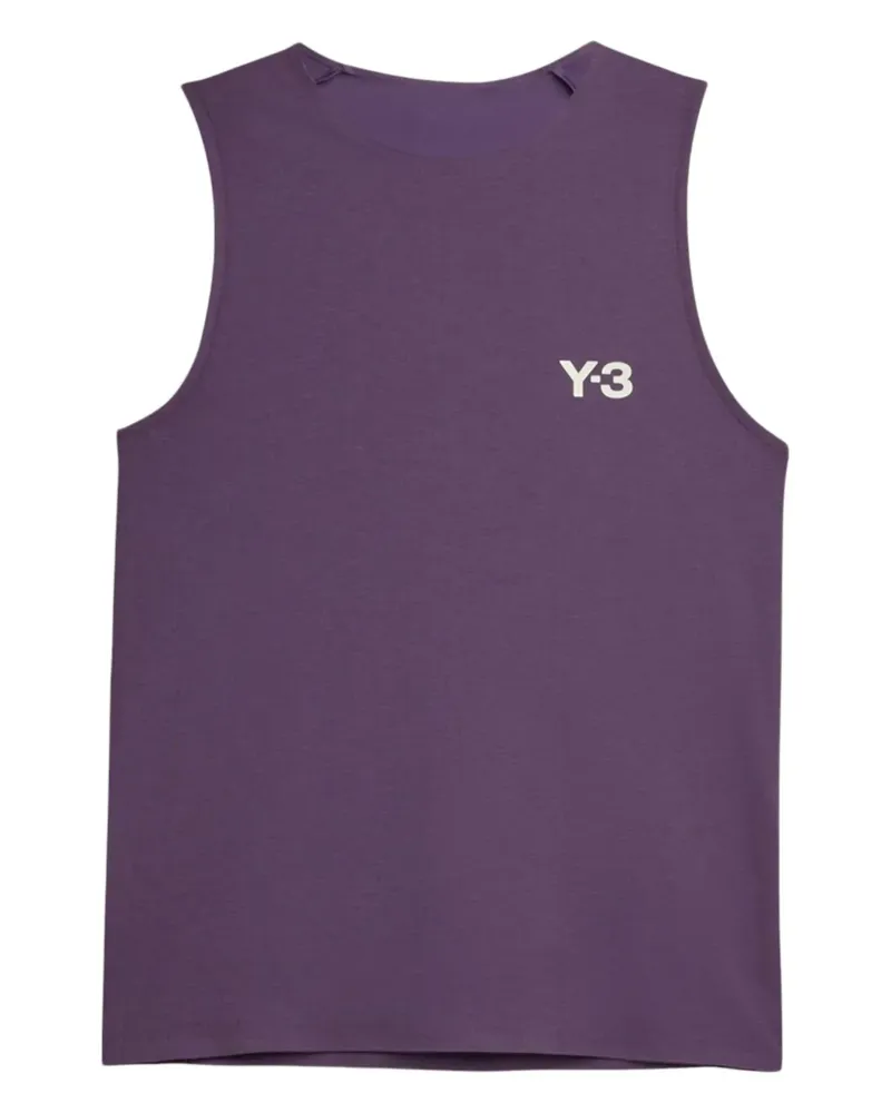 Y-3 Sportoberteil mit Logo - Violett Violett