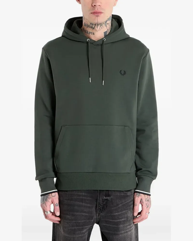 Fred Perry Hoodie mit Logo - Grün Grün