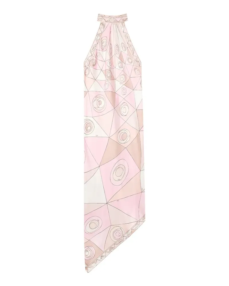 Emilio Pucci Seidenkleid mit "Occhi"-Print - Rosa Rosa