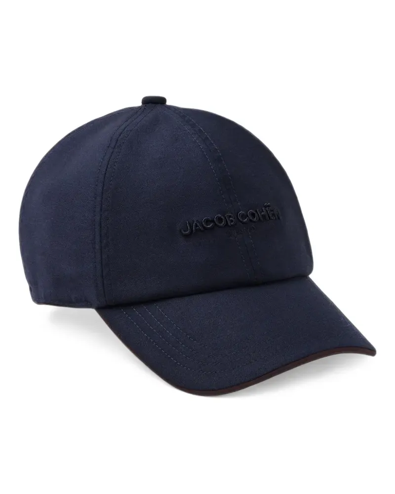 Jacob Cohën logo-embroidered baseball cap - Blau Blau