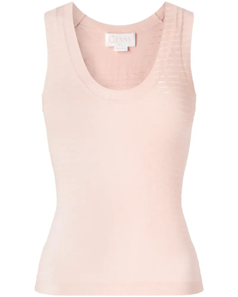 Genny Gestreiftes Top - Rosa Rosa