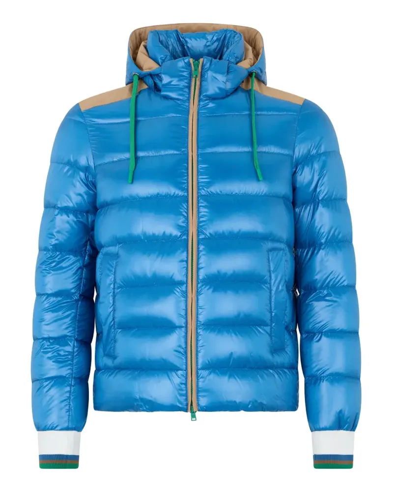 Herno hood padded jacket - Blau Blau