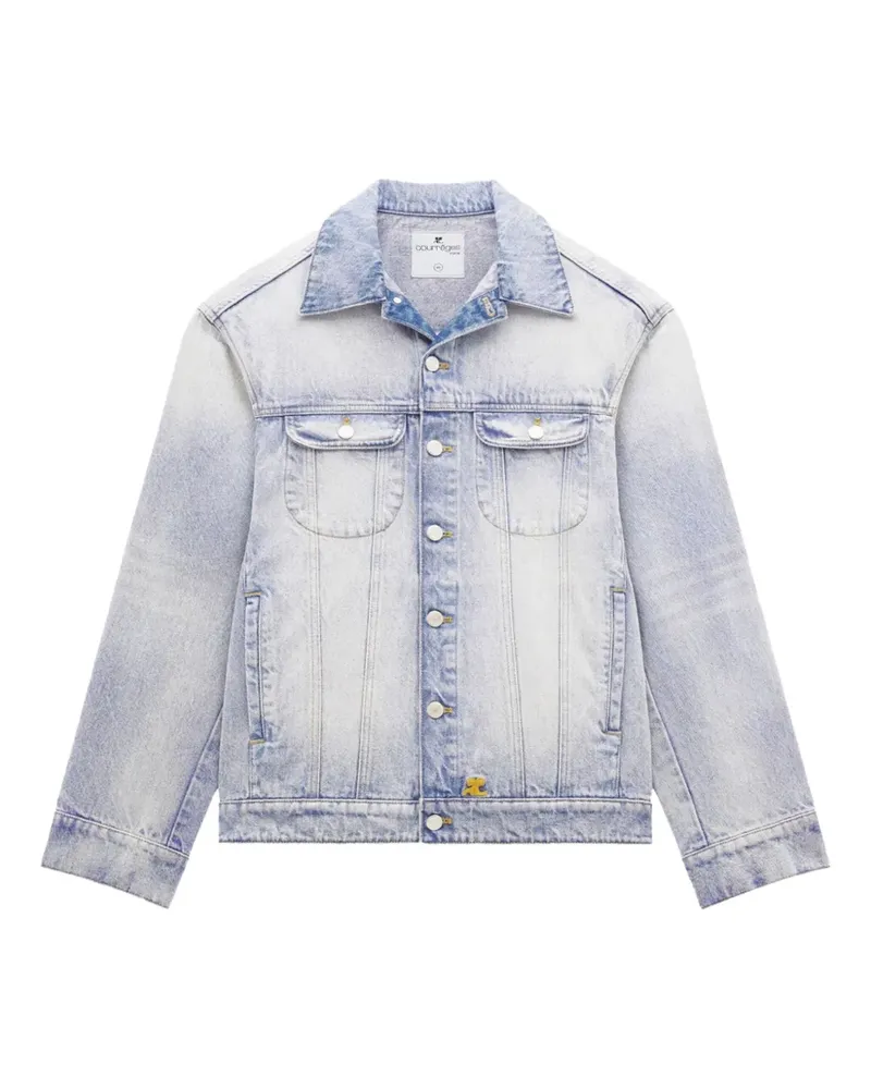 Courrèges Cocoon Jeansjacke - Blau Blau