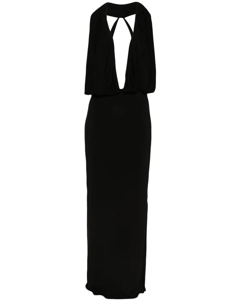 Magda Butrym Rückenfreies Abendkleid - Schwarz Schwarz