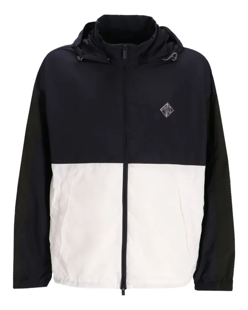 Armani Exchange Jacke in Colour-Block-Optik - Grün Grün