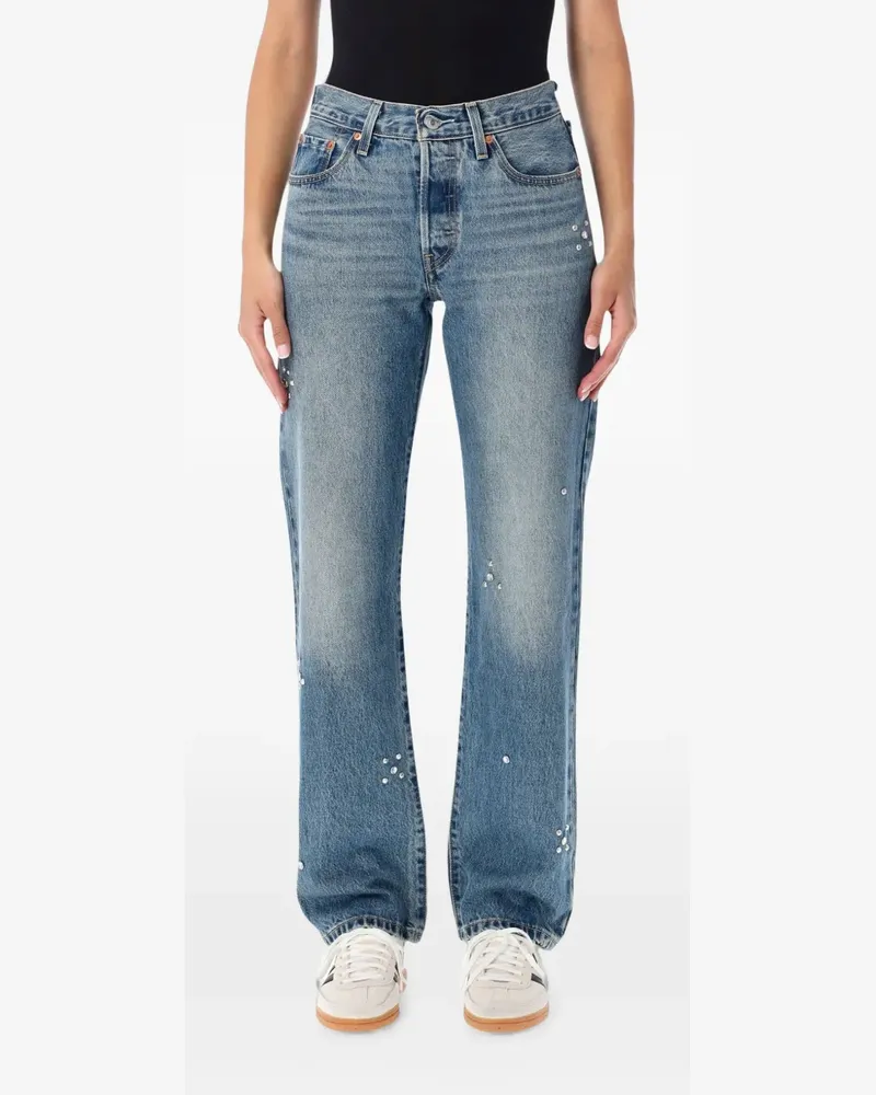 Levi's stud-embellished jeans - Blau Blau