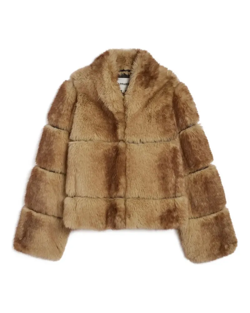 APPARIS Sai panelled jacket - Braun Braun