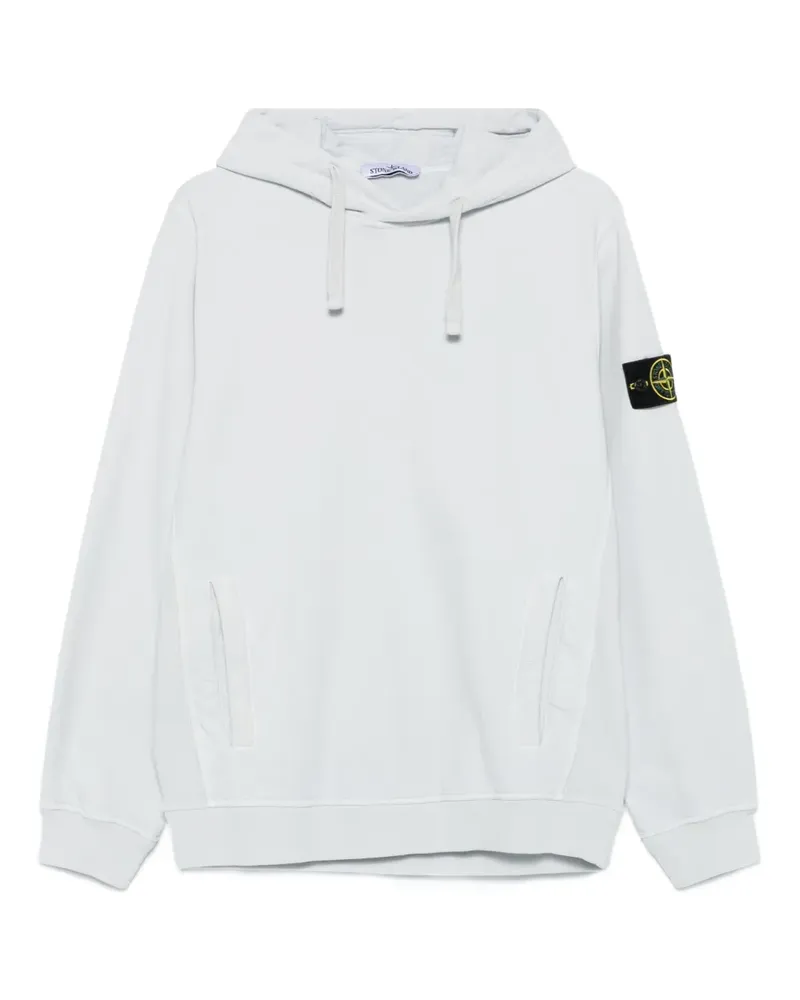 Stone Island Sweatshirt mit Logo-Patch - Blau Blau