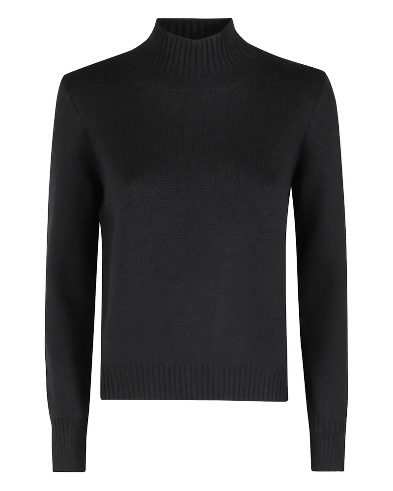 Gran Sasso funnel-neck sweater - Schwarz Schwarz