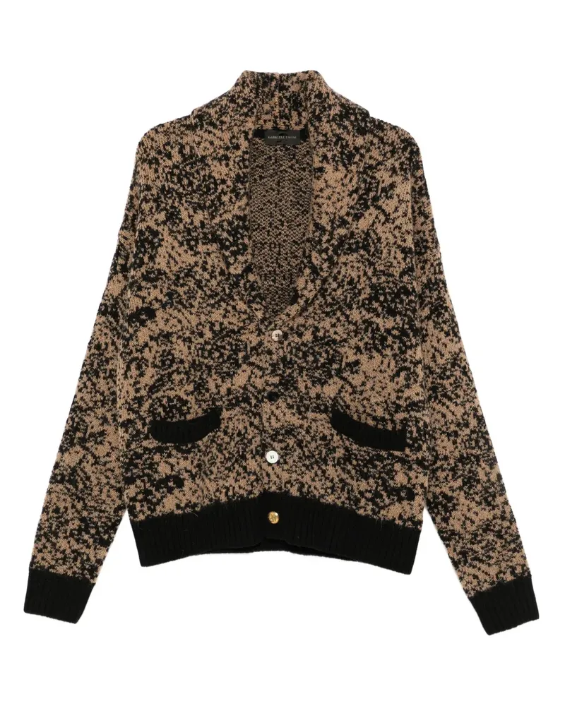 Gabriele Pasini Cardigan mit Schalkragen - Braun Braun